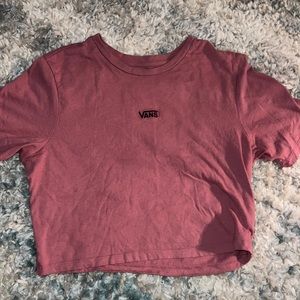 Vans Short Sleeve Crop Top